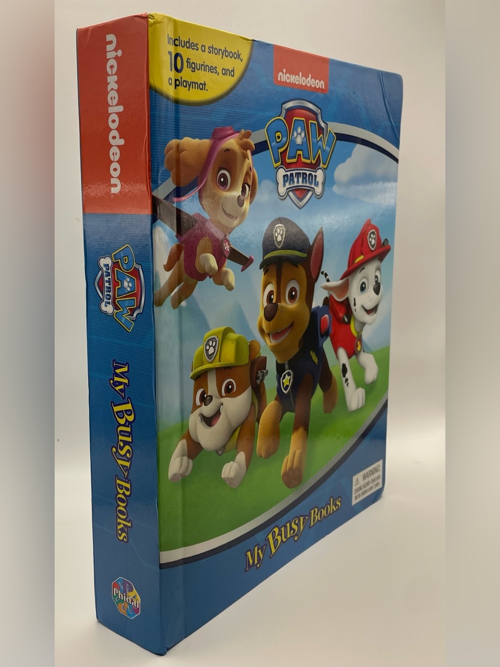 Paw Patrol My Busy Books: Storybook, figurines, & playmat (Missing two figures)